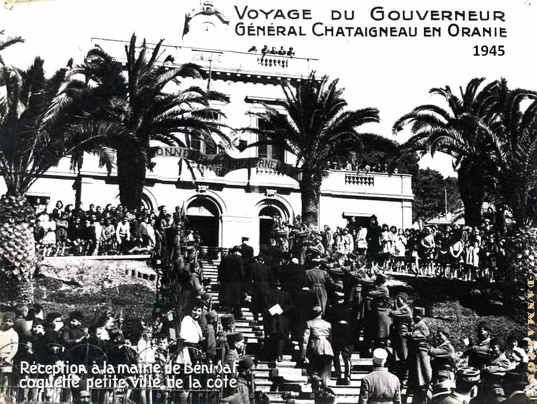 Beni-Saf - Voyage du Gouverneur General Chataigneau - 1945.jpg